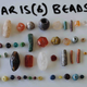 Recovered jewelry from an archaeological dig in Harlaa, in eastern Ethiopia.